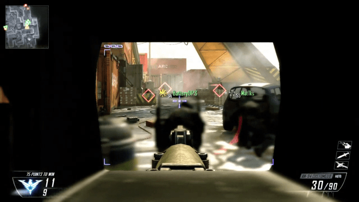 A new, enemy-tracking sight in Black Ops II.