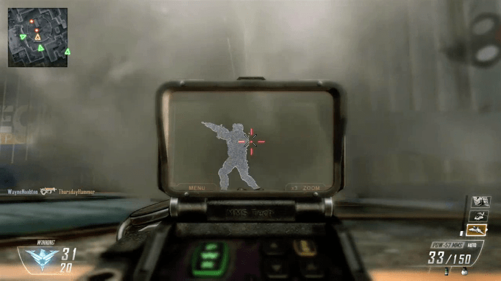 The MMS is also effective in instances of obscured vision.